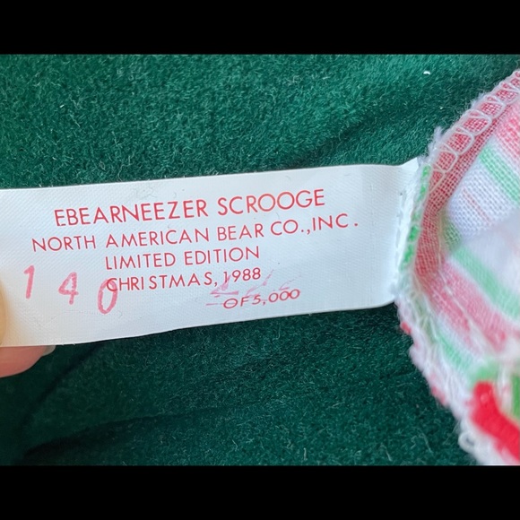 “Ebearneezer Scrooge” by North American Bear Co, Inc. - Picture 6 of 8